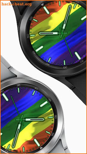 Pride Flag Watch Face screenshot