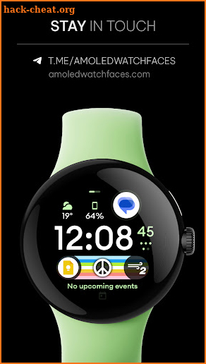 Pride: Wear OS watch face screenshot