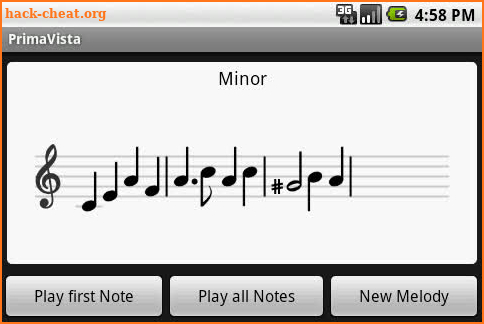 Prima Vista Sight Singing screenshot