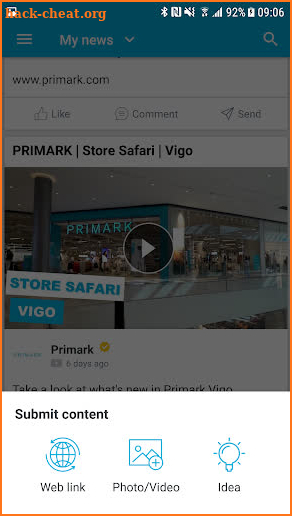 Primark ZING screenshot