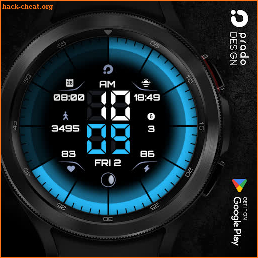 PRIME 042 Digital Watch Face screenshot