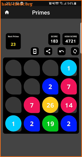 Primes screenshot
