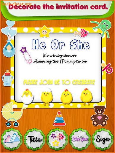 Princess Baby Shower Party screenshot