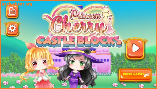 Princess Cherry Castle Blocks Construction Builder screenshot