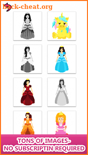 Princess Color by Number - Sandbox Coloring Book screenshot