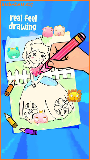 Princess Coloring Book - Coloring Pages for Girls screenshot