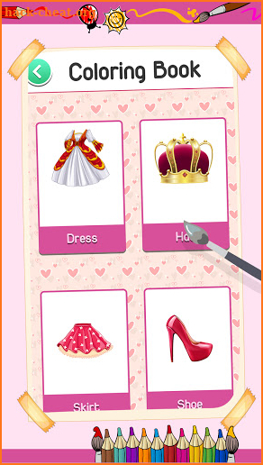 Princess Coloring Book: Fun Dressing Game screenshot