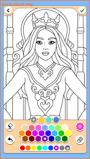 Princess Coloring Game screenshot