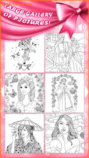 Princess Coloring: Game for girls 👸🏼 screenshot