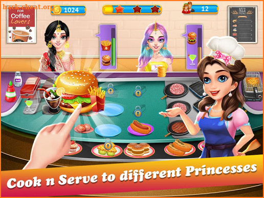 Princess Cooking Cafe Stand - Cafe Simulation game screenshot