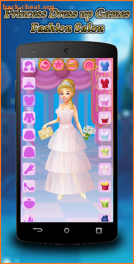 Princess Dress Up Games Fashion Salon screenshot