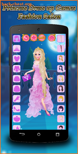 Princess Dress Up Games Fashion Salon screenshot