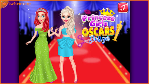 Princess girls oscars design screenshot