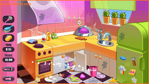 Princess House Cleaning Game New screenshot