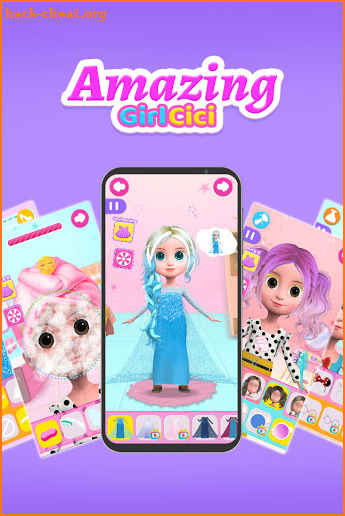 Princess makeup dress up, girl dress up game screenshot