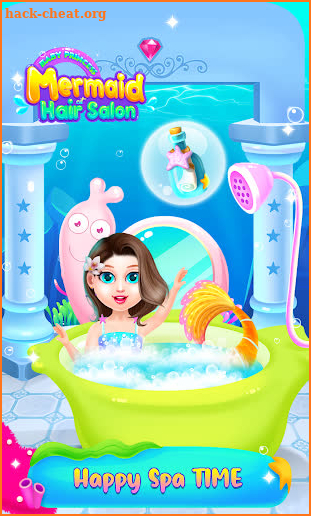 Princess Mermaid At Hair Salon screenshot