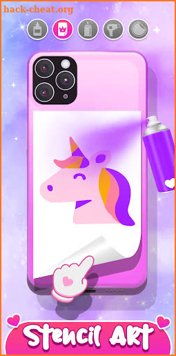 Princess Phone Case DIY screenshot