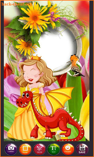 Princess Photo Frames Editor screenshot