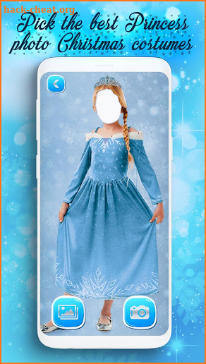 Princess Photo: Frozen Princess Christmas Costumes screenshot