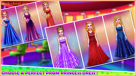 Princess Prom Dressup and PhotoShoot screenshot