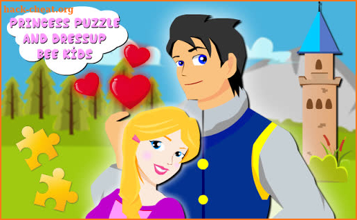 Princess Puzzle & Dressup : bee Kids screenshot