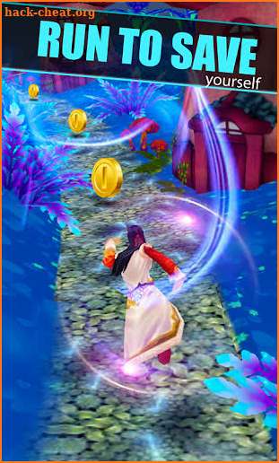 Princess Run Royal Street Chase - Gold Run Game screenshot