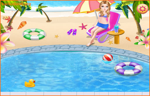 Princess Swimming Pool Fun screenshot