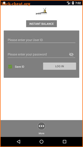 PrinsBank Mobile screenshot
