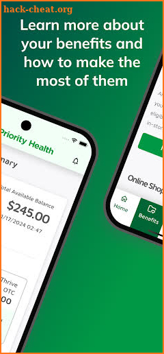 Priority Health OTC screenshot