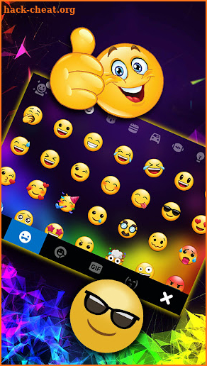 Prism Rainbow Keyboard Background screenshot