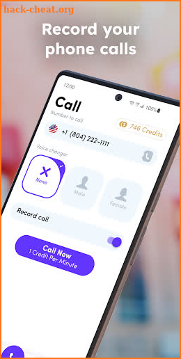 Privacy Calling: Call Faker Id screenshot