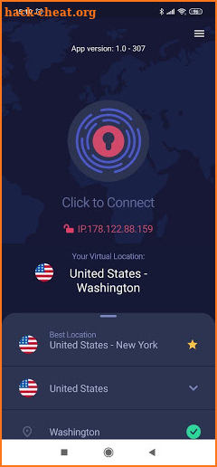 PrivadoVPN screenshot