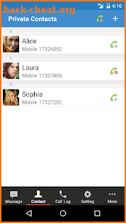 Private Space Pro- SMS&Contact screenshot