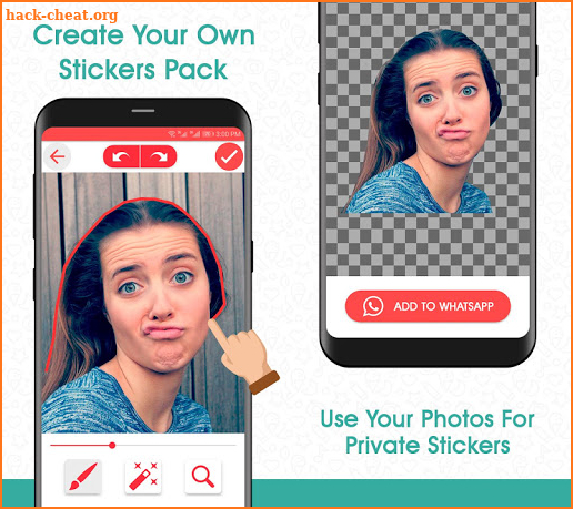 Private Stickers - Make Own Stickers for WhatsApp screenshot