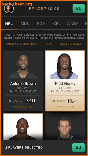 PrizePicks - DFS Game screenshot