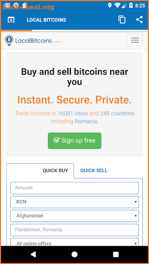 PRO Local Bitcoins screenshot