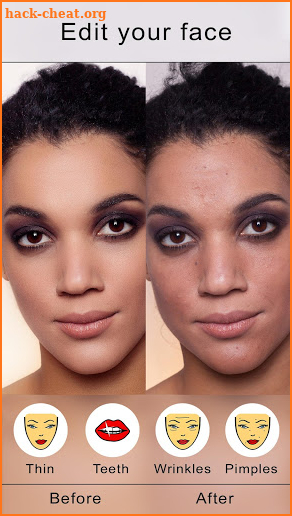 Pro Retouch - body & face photo editor selfie screenshot