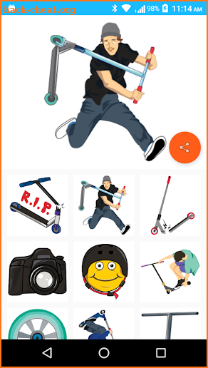 Pro Scooter Emojis screenshot