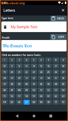 PRO Symbols, Nicknames, Letters, Text tools screenshot