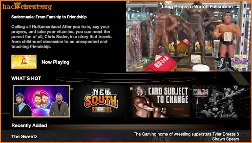 Pro Wrestling TV Android TV screenshot