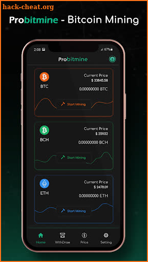 Probitmine : BTC Earning App screenshot