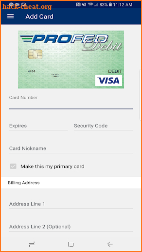 ProFedCards screenshot