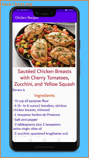 Professional chicken Recipes screenshot