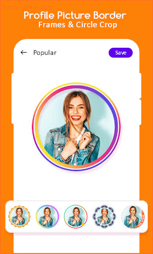 Profile Picture Border Frames screenshot