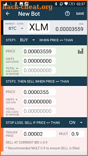 ProfitTrading For Bittrex - Trade much faster! screenshot