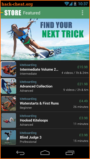 Progression Kitesurfing Coach screenshot