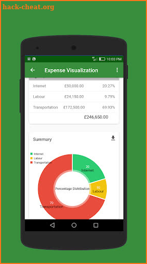 Project Expense Tracker screenshot