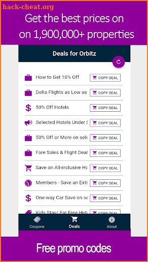 Promo Coupons for Orbitz screenshot