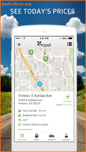 Propel Station Locator screenshot