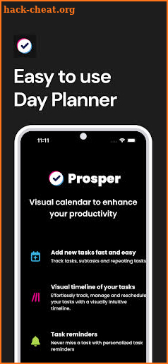 Prosper - Daily Planner, To-do screenshot